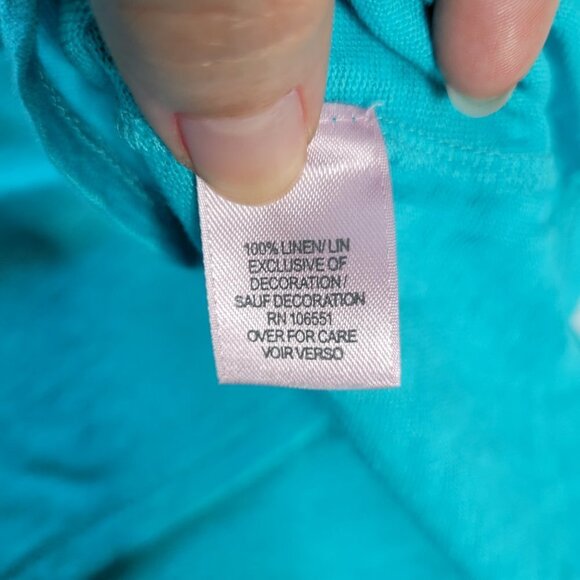 Calypso St. Barth 100% Linen Top - Size XS - Picture 8 of 10